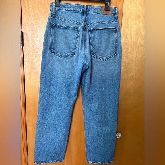 Madewell curvy 90 s straight crop jeans size 28 - Picture 3 of 5